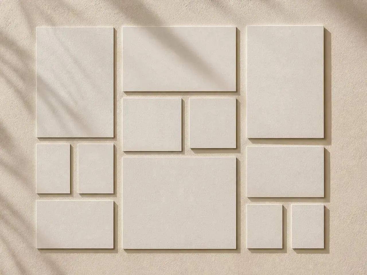 Cards laid out on a tabletop for review